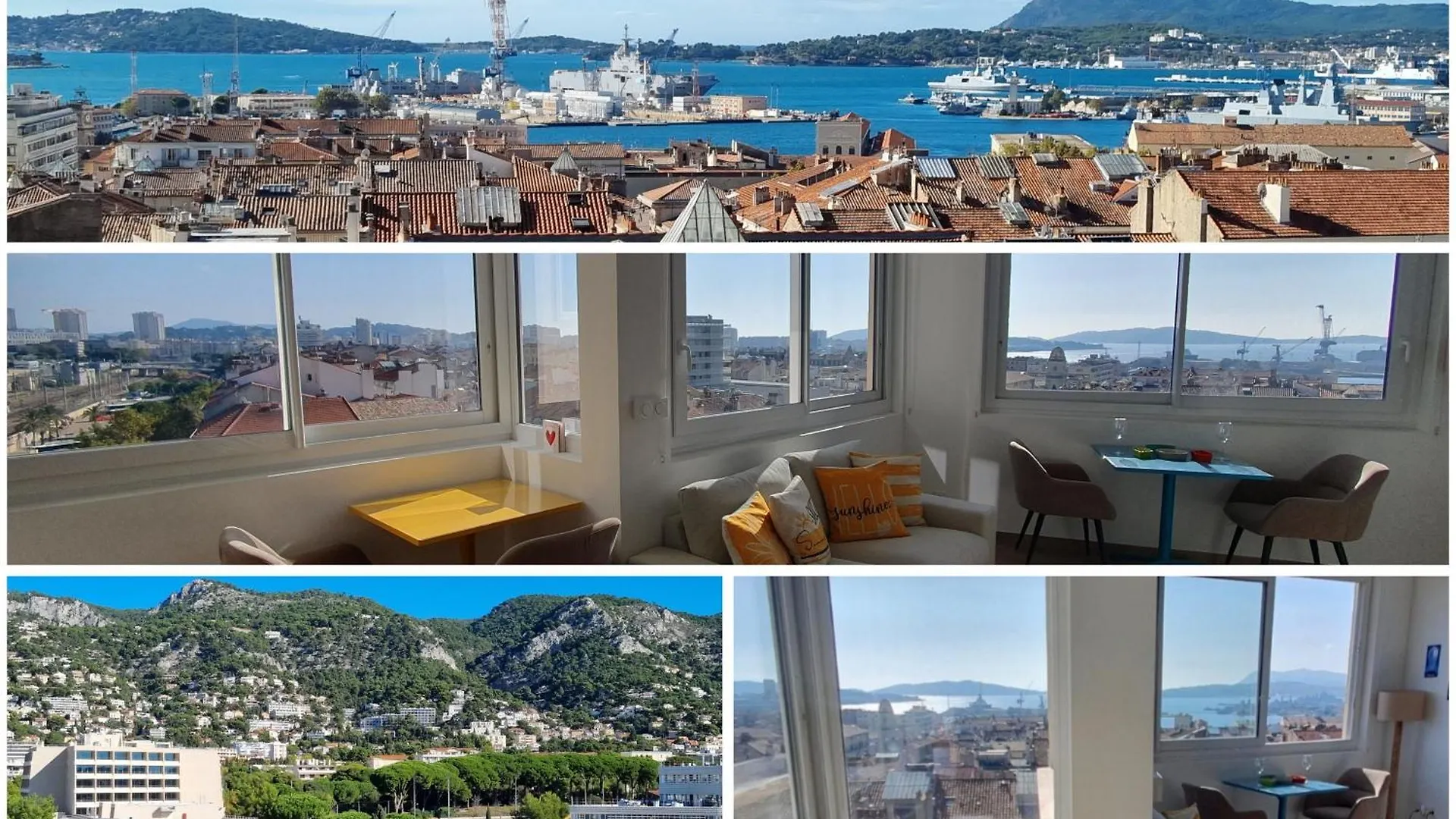 Lägenhet Stunning Sea View, Steps From Station And Port - Vue Imprenable Sur La Mer, A Quelques Pas De La Gare Et Du Port Toulon
